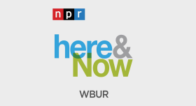 Here & Now WBUR screenshot logo.