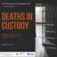 Deaths in custody poster