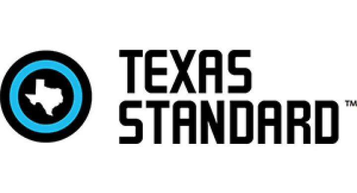Image of Texas Standard's logo. Black text on white background.
