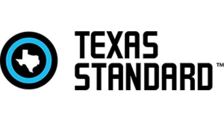 Image of Texas Standard's logo. Black text on white background.