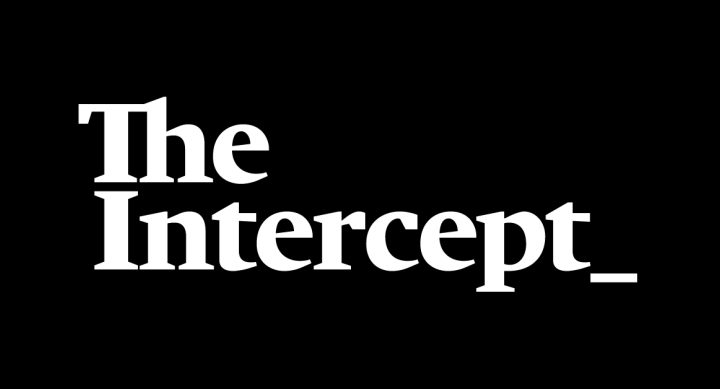 The Intercept logo. White text on black background.