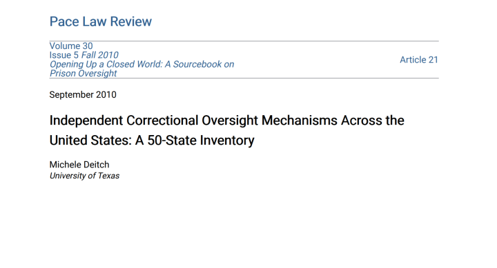 Pace Law Review screenshot of 50 state inventory.