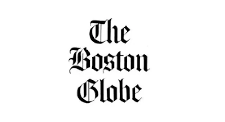 Logo of Boston Globe. 