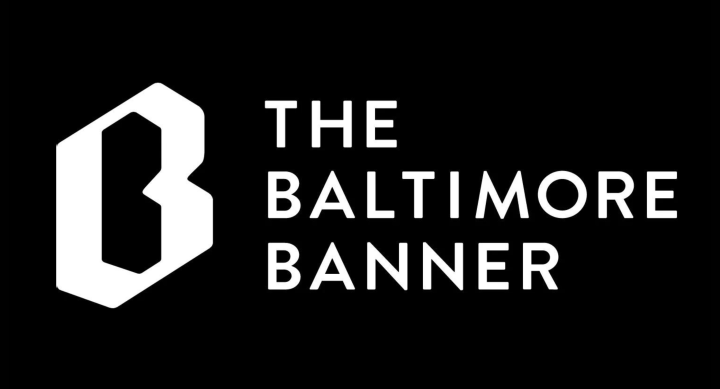 The words "The Baltimore Banner" in white text, black background